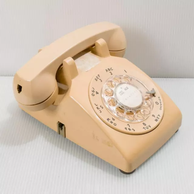 Bell Systems Western Electric Rotary Telephone Tan