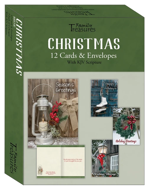 Card-Boxed-Christmas-Rustic (Box Of 12)