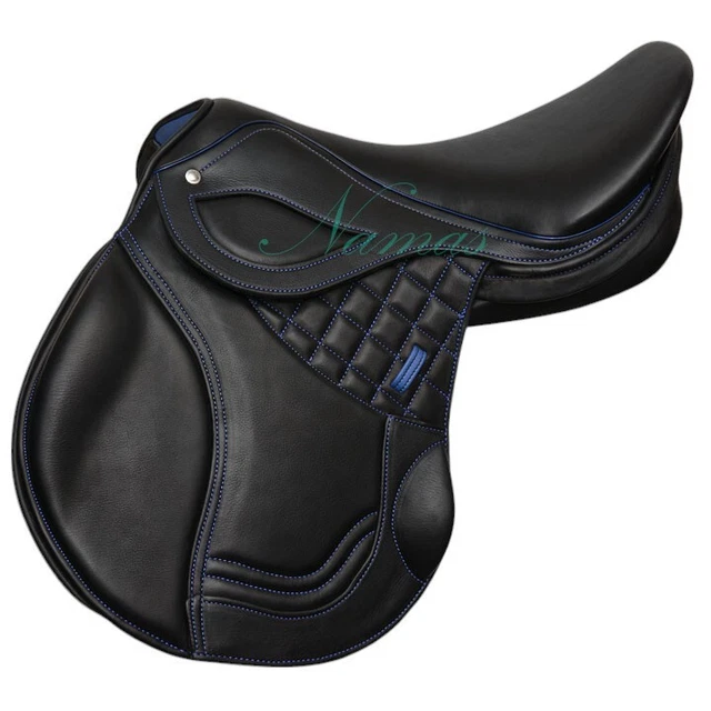 Selle Polyvalente Anglaise ASHMIRA - Cuir - Saut & Plat - Neuf