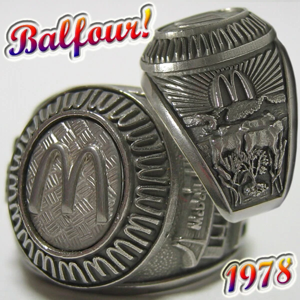 McDonald's  College ring 1978 Vintage Rare Goods  Jp