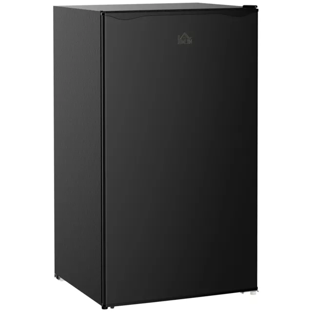 HOMCOM 91L Freestanding Under Counter Fridge with Reversible Door Black