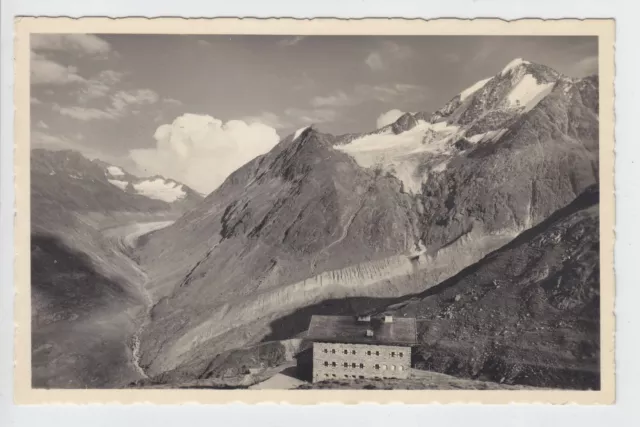 AK Vent, Samoar-Hütte mit Schalfgletscher, um 1955 Foto-AK