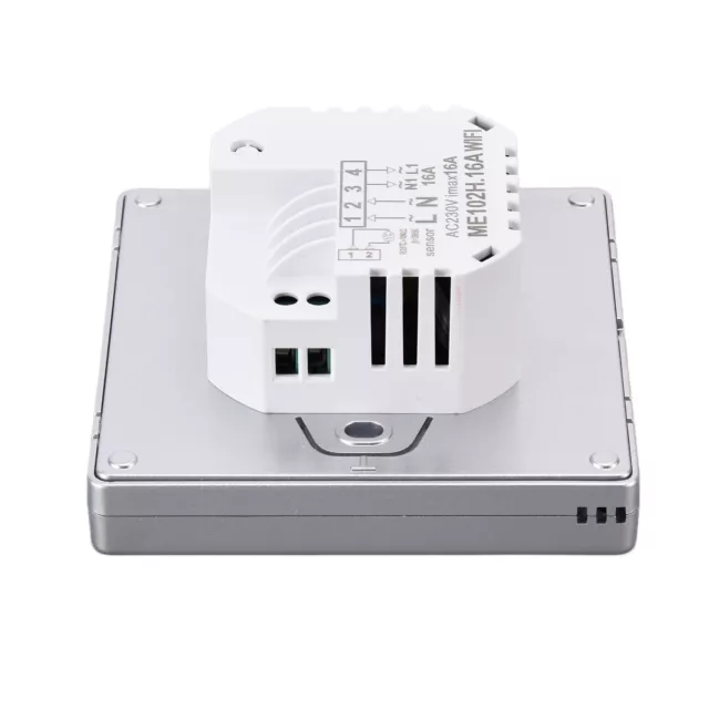 (White)Digital Temperature Controller AC230V Remote Control Programmable Smart