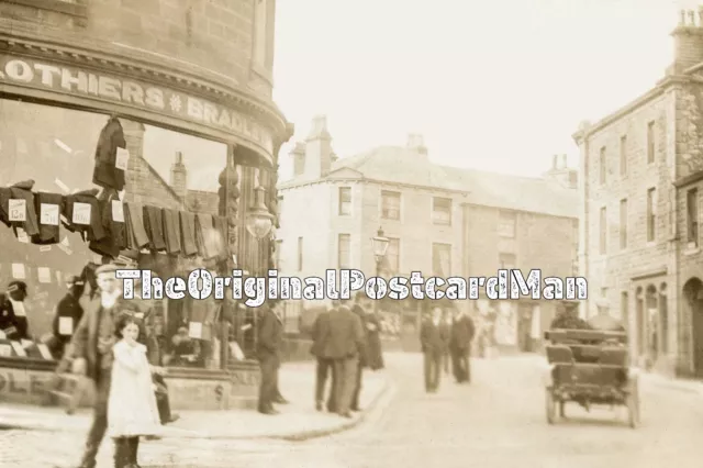 Clitheroe - Castlegate Street Scene "RARE" Stark 6x4 Photograph