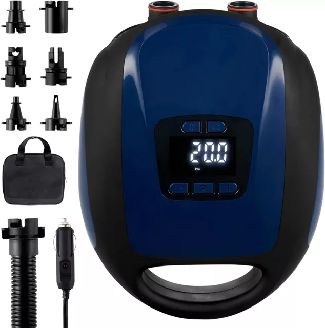 PADDLE BOARD PUMP SUP Electric Pump Professional 20 PSI Portable Air