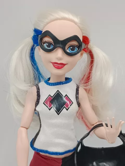 Mattel Poupée Doll DC Super Hero Girls Harley Quinn Roller Derby Rare ++++ 3