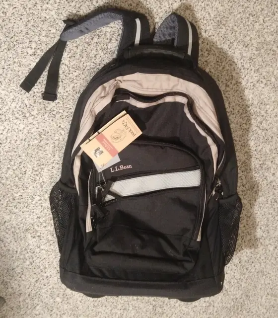 New LL Bean Rolling Wheeled Backpack