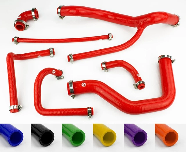 STONEY SILICONE RADIATOR Coolant Hoses fit Land Rover Defender 200TDI ...