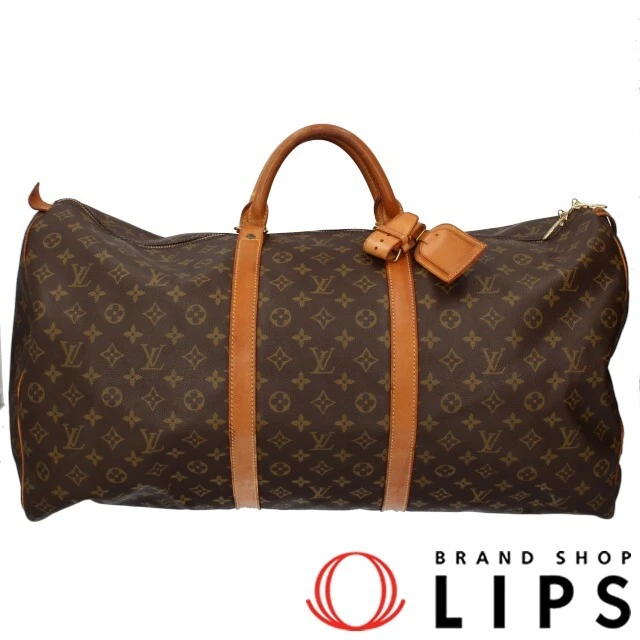 Louis Vuitton Keepall 60 Womens Boston Bag Brown Discontinued Product Second Ha