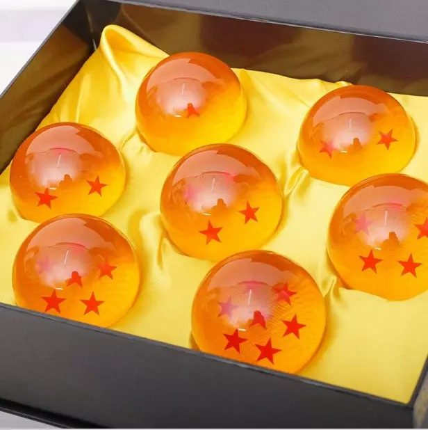 big 4.3 cm Goku Crystal Dragon ball Z 7 Stars 7pcs/set Anime Dragon ball Z