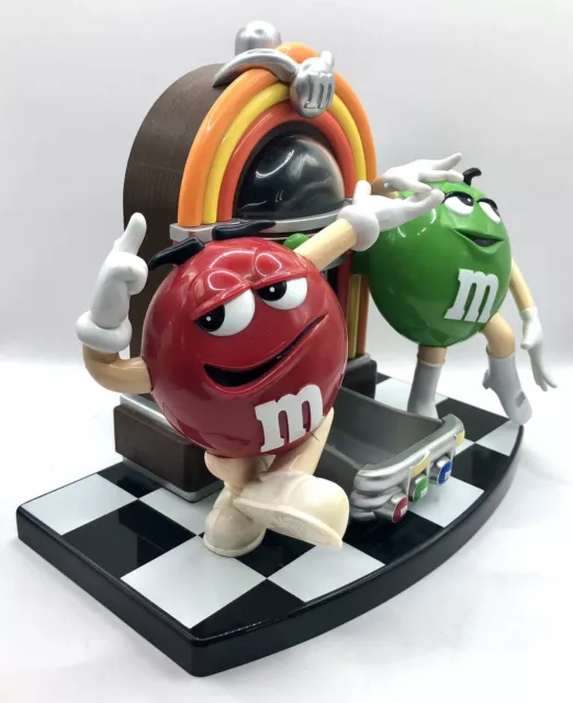 Vtg MM M&M Rock and Roll Jukebox Candy Dispenser Collectible Candy Display