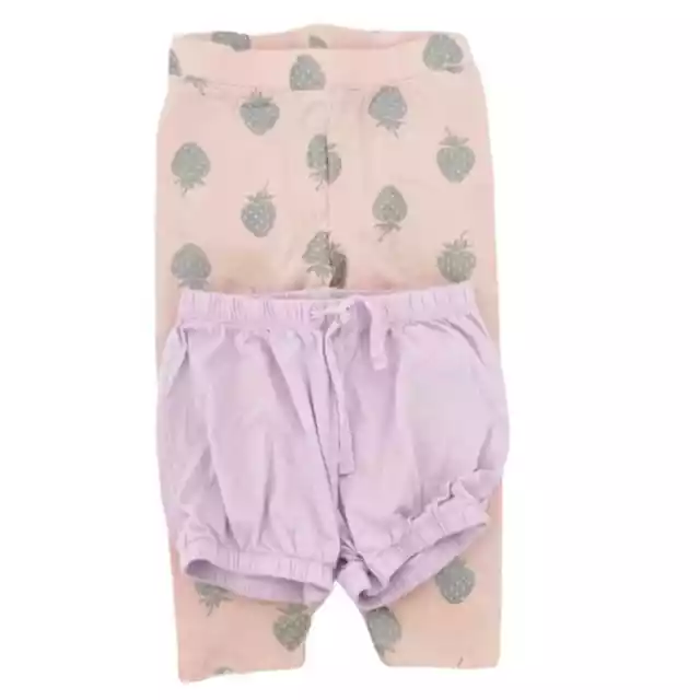 Baby Gap Lot of 2 Pineapple Leggings Purple Shorts Sz 3T