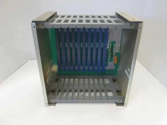 Micro Industries 9500021-0001D Micromodule Card Cage, 10 Slot, Used