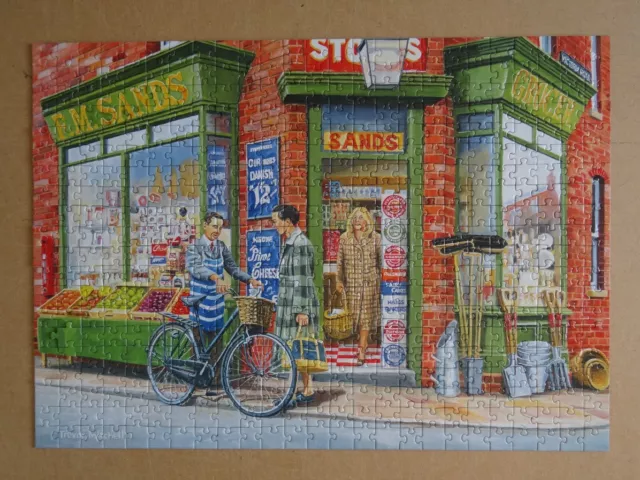 the corner shop jigsaw, 500 pieces, complete, used