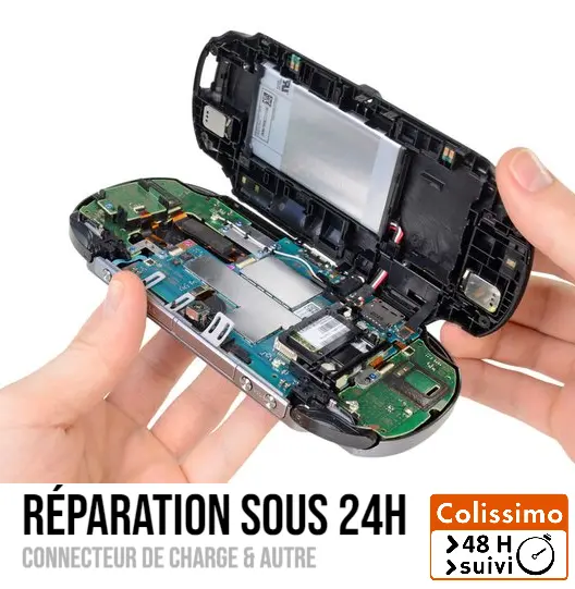 Réparation connecteur de charge manette PS4 Paris