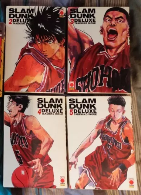 Slam Dunk Deluxe - 2 3 4 5 - Takehiko Inoue - Planet Manga Panini - RARO