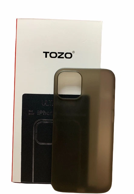 TOZO Ultra Thin iPhone 12 Mini Case Matte Finish Black New Sealed