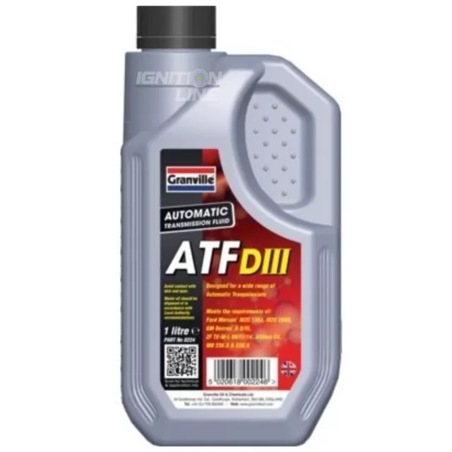 Granville Synthetic ATF Dexron III 3 Automatic Transmission Fluid 1L