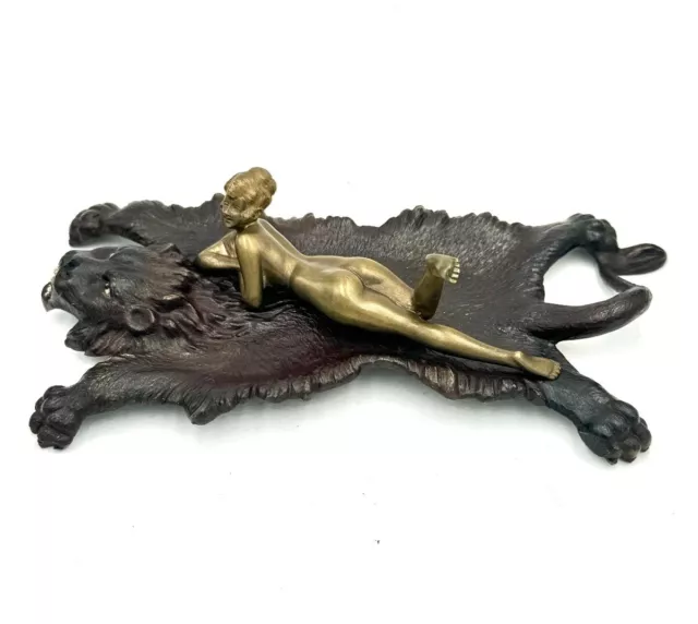 Bronze De Vienne, Femme Nue Allongée, attribué à Bergman