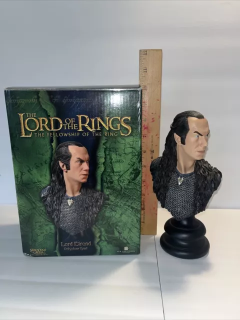 Sideshow Weta LOTR Lord of the Rings Elrond Bust