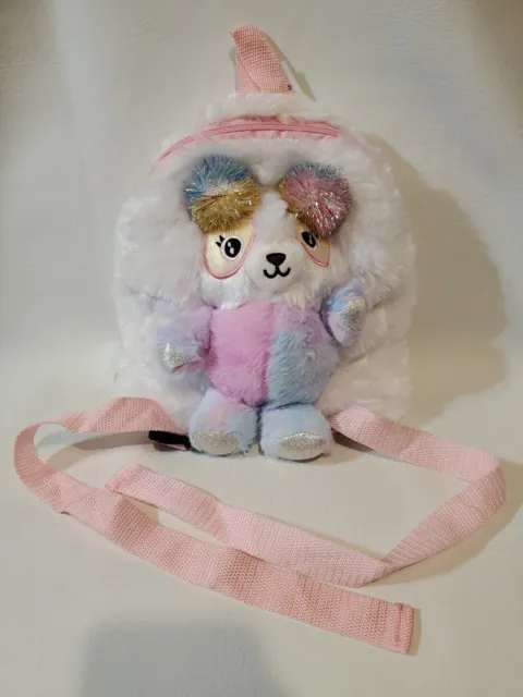 NEW ~ Backpack Teddy Bear/Panda  Purse Pink Zip Up ~ TODDLER
