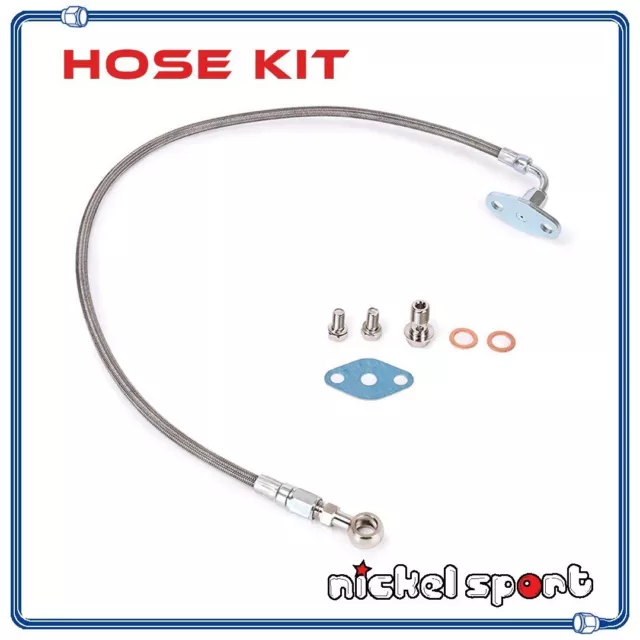 Turbo Oil Feed Line Kit For TOYOTA 1JZ-GTE 2JZ-GTE TRUST T67-25G TE06H TD07S