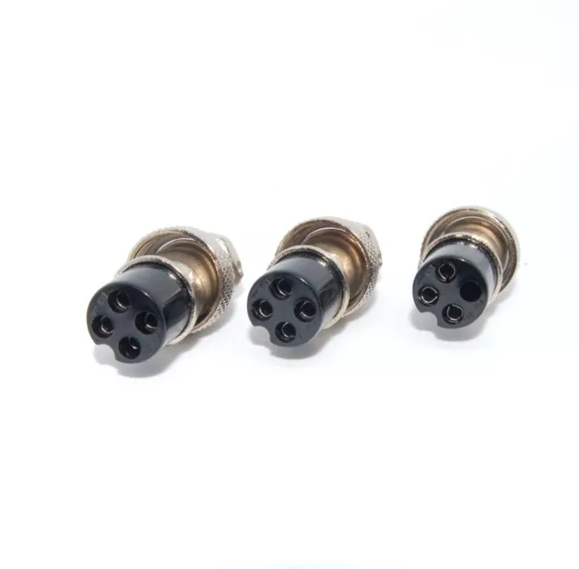 mic plugs 4 pin ham or cb radio microphone plugs pack of 3