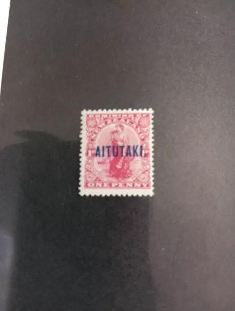 aitutaki stamps Scott #20 Mint Hinged