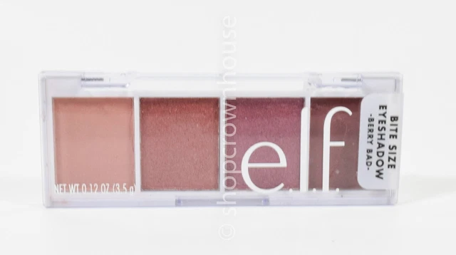 Elf Bite Size Eyeshadow Quad Palette #29922 BERRY BAD - SEALED