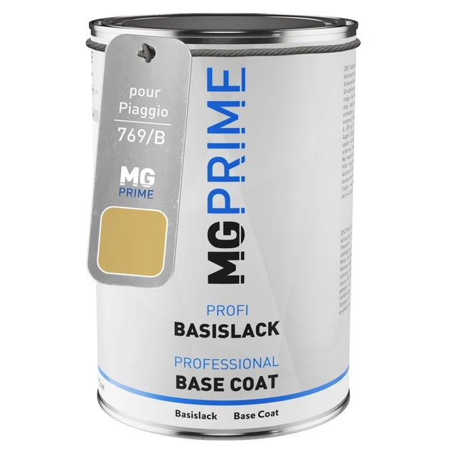 Peinture Voiture pot pour Piaggio 769 B Grigio Plutone Metallic 1,0l