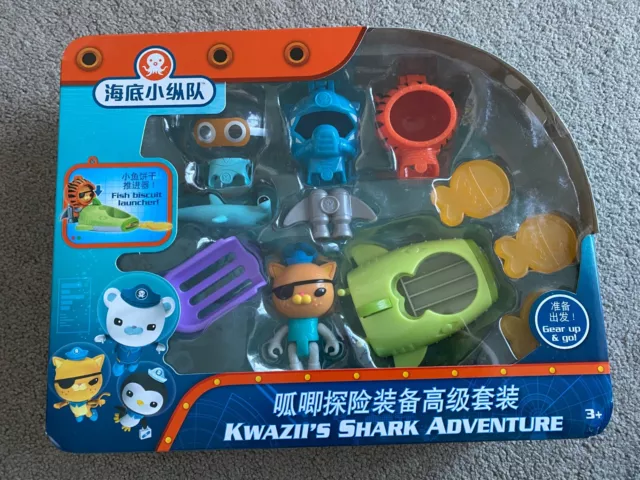 New The Octonauts Fisher Price Kwazii's Shark Adventure Toy Set Sets