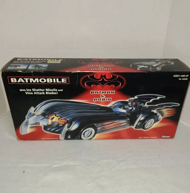 Batman & Robin Batmobile Loose Action Figure Vehicle 15.5 Kenner 1997