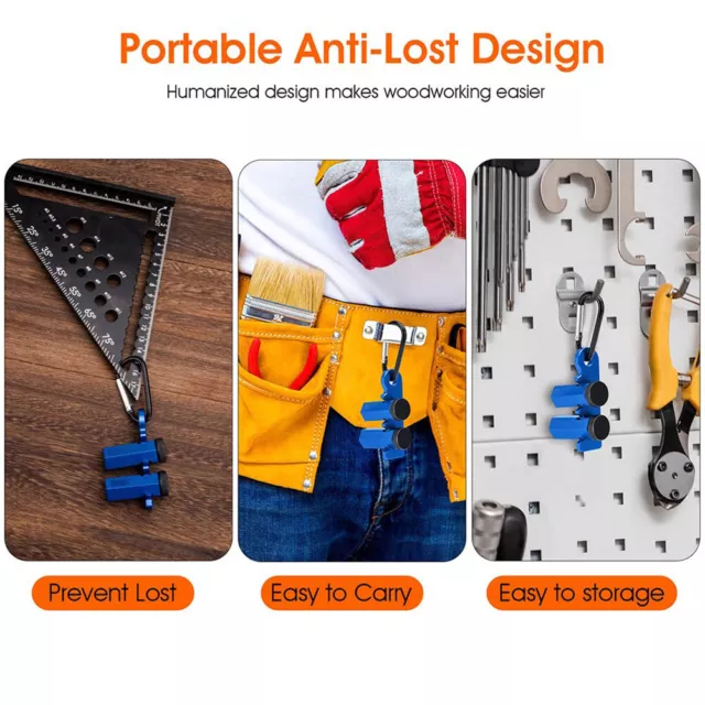 With Carabiner Durable Framing Square Attachment Jig Storage Holder