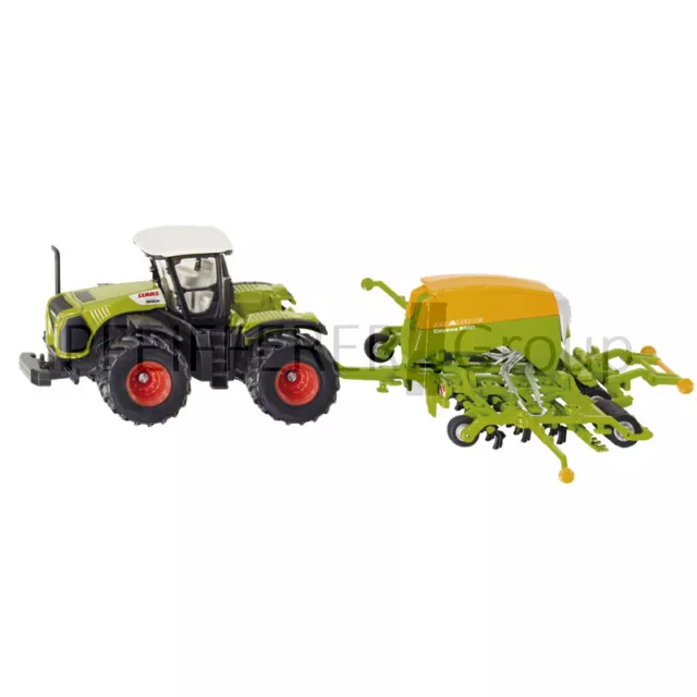 Siku Farmer 1:87 Claas Traktor mit Sämaschine