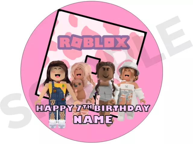 Roblox Girls Unicorn Squad Edible Cake Topper Image ABPID56529 – A Birthday  Place