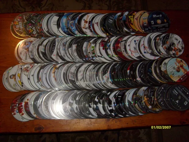 Lot Of Over 275 Playstation 3 Video Games...as Is Lot # 16