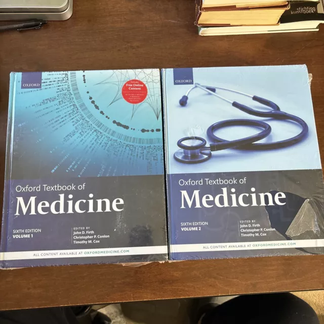 Oxford Textbook of Medicine Sixth Edition Volume 1 & 2  Sections 1-15-New Sealed