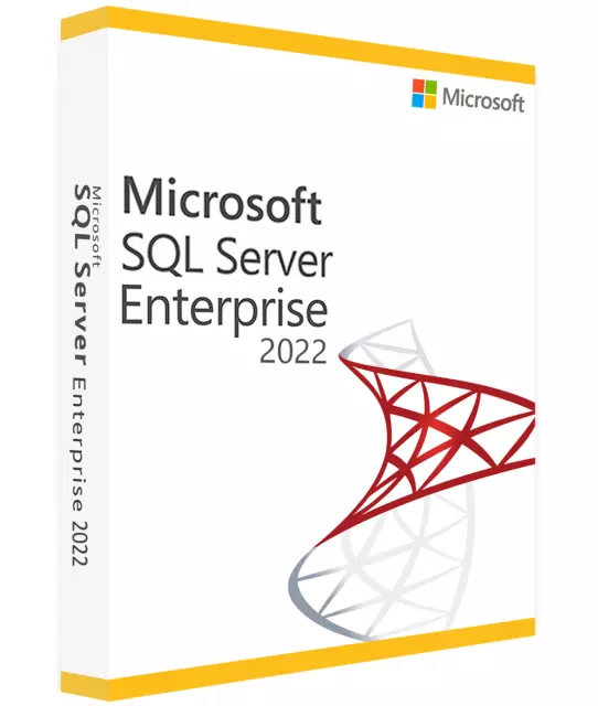 Microsoft SQL Server 2022 Enterprise with 24 Core License, unlimited User CALs