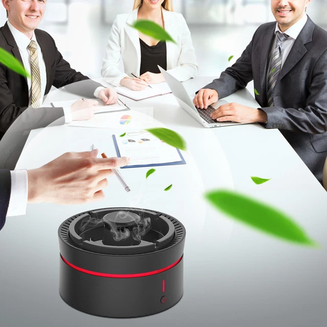 Smokeless Ashtray Machine Portable Home Smoke Grabber Filter Air Filter Purifier