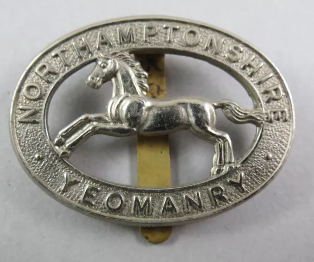 Military Cap Badge The Northamptonshire Yeomanry British Army