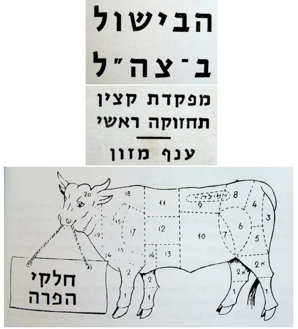 Jewish COOKBOOK Kosher MILITARY IDF COOKING Israel 300 RECIPES Hebrew JUDAICA