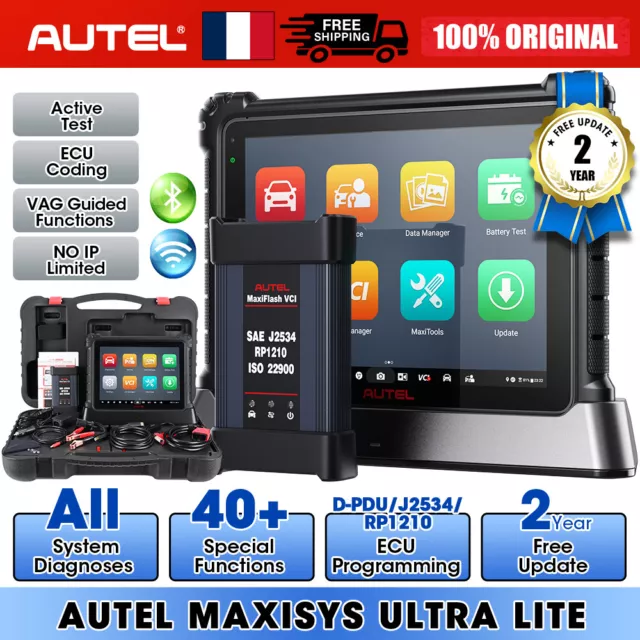 Autel MaxiSYS Ultra Lite MS919 MS909 Outils diagnostics Programmier ÉCU Codage