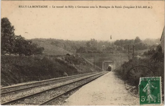 CPA RILLY-la-MOUNTAINE - The tunnel of RILLY a GERMAINE under the mountain (131866)
