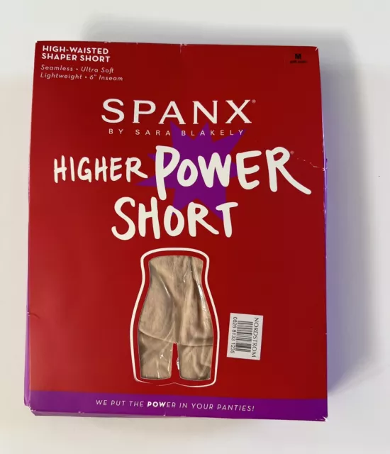 Spanx High Waisted Shaper Short Higher Power Short Medium Soft Nude 10