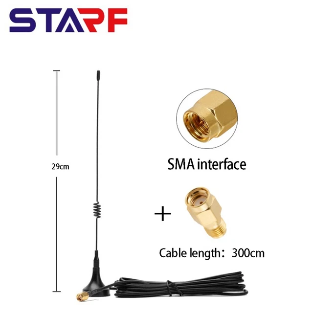 Antenne aérienne à base magnétique à polarisation verticale 868 MHz pour une