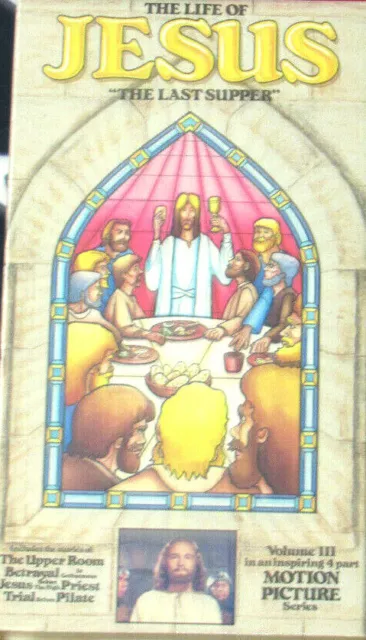 Life of Jesus - The Last Supper VHS V III Christian Educational Video VCR Tape