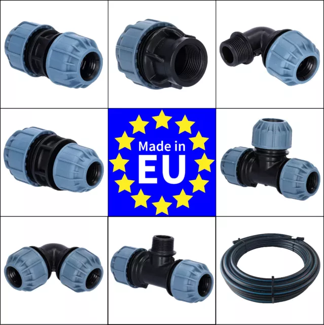 PP FITTING KLEMMVERBINDER 20-32mm PE Rohr Verbinder Kupplung  Trinkwassergeeignet EUR 1,32 - PicClick DE