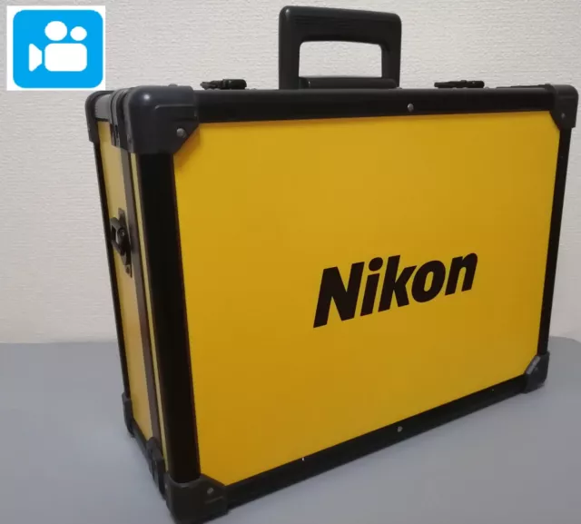 🎦👀 RARE ! [N Mint w/ Key] Nikon Yellow Hard Camera Case 48 x36 x20 cm JAPAN