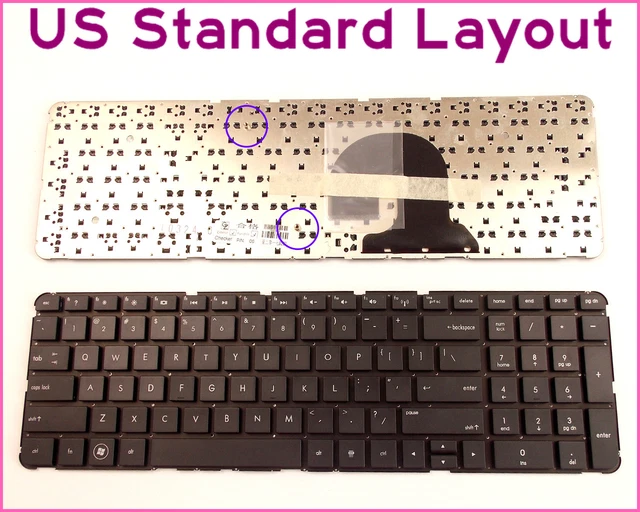 Clavier AZERTY Original HP Pavilion Dv7-4000/4100/4200/4300 - Avec Cadre - Neuf