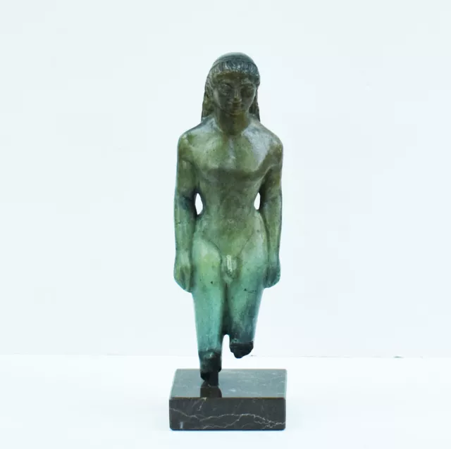 Kouros bronze statue - Youth Man - Aristocratic Culture - Arete Beauty Nobility